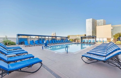 Las Vegas Strip Villa | Las Vegas | Friends Strip Base | Pool + Spa | 2BR Villa