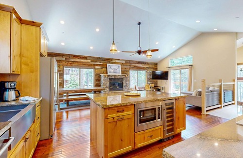 Country Club Estates House | Lavish custom home with private hot tub & 2 living areas - near slopes & lake