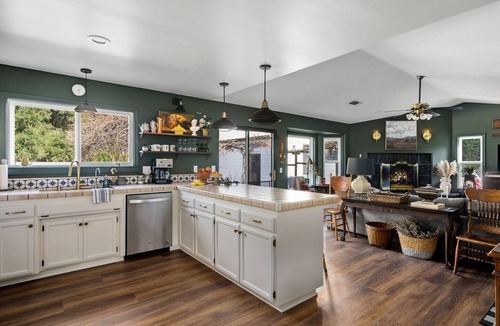 Atascadero House | Luxe Euro Interiors, Hot Tub, plunge pool, Outdoor movies, game rm, EV!