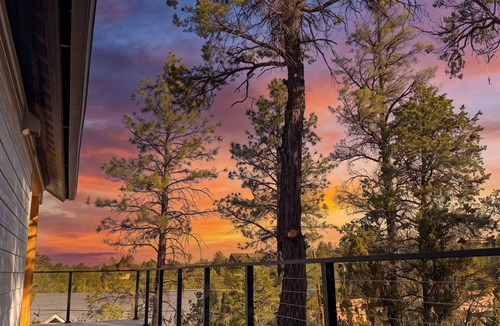 Overgaard Cabin | Luxe Forest A-Frame Escape w/Deck & Fire-Pit