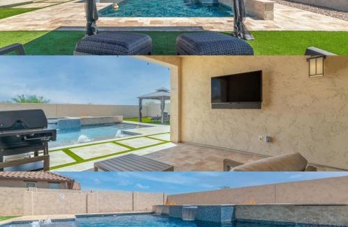Montecito in Estrella House | Luxe Goodyear Oasis Pool King Suite Grill