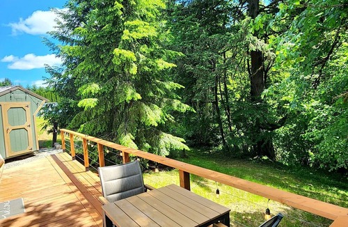 Brush Prairie RV Rental | Luxury Canvas Retreat w/Rain Shower & Firepit in Brush Prairie, Washington