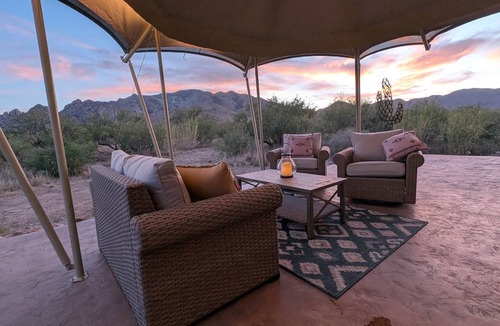 Cochise Villa | Luxury Glamping Tent with Private Hot Tub