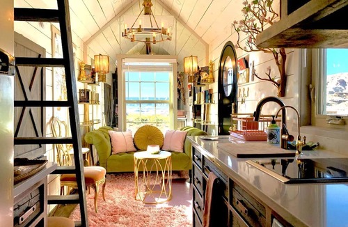 Virgin Cabin | Magical Tiny House with a Hot Tub for Zion National Park Getaways