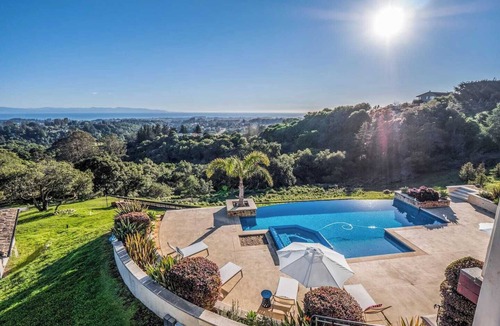 Soquel House | Majestic Soquel Home with Infinity Pool, SPA & theater room, Monterey Bay Views