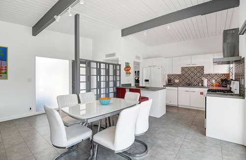 Sunmor House | Make a splash at our charming retro, pet-friendly home with private pool and BBQ