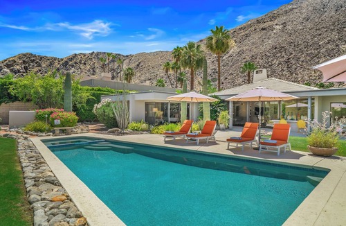Historic Tennis Club House | Martini Modern - Bold Design, Poolside Fun, Spa, Fire Pit & Views