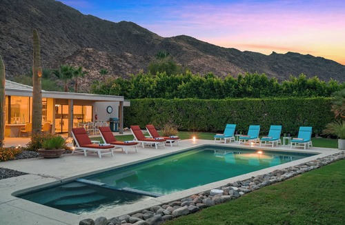 Historic Tennis Club House | Martini Modern - Bold Design, Poolside Fun, Spa, Fire Pit & Views