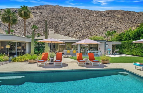 Historic Tennis Club House | Martini Modern - Bold Design, Poolside Fun, Spa, Fire Pit & Views