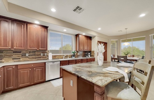 Maricopa House | Massive Golf Course Home with Pool, Spa, Game Room & Yoga Room! Stay a While!