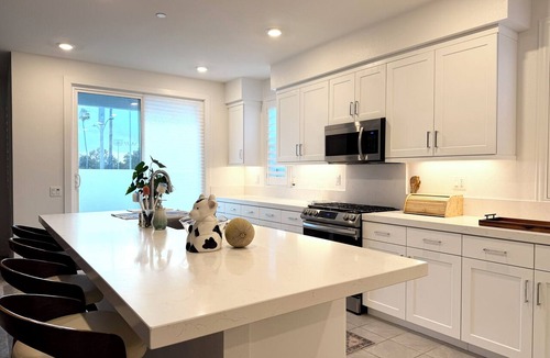 Northwest Anaheim House | Massive Townhome with Huge Home Theater and Gym