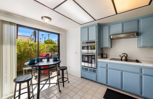 Palm Desert Condo | Mid Century Getaway! Near El Paseo Shops and Restaurants! Pool, Spa, Tennis, PickeBall!