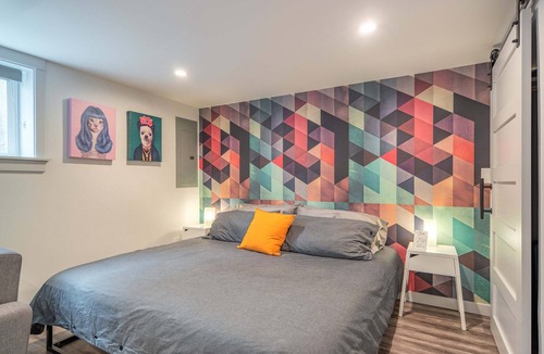 Alberta Arts District Apartment | Modern Alberta Arts Studio with King Bed in Prime Location