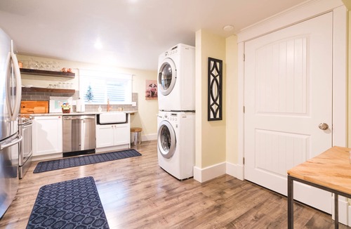 Highland House | Modern American Fork Canyon Basement with Separate Entrance and stunning views