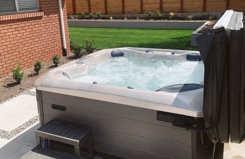 North Salt Lake House | Modern Escape: Hot Tub, Firepit, BBQ near Airport Hike in the Mountains