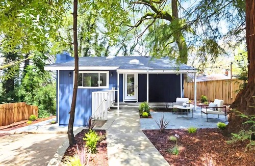 Holy City House | Modern Home with Redwood Trees