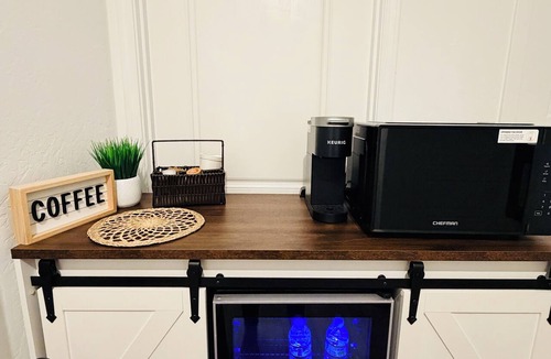 Clovis Apartment | Modern Private Suite, Separate Entrance, Full Bath & Coffee Bar