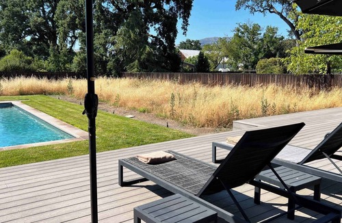 Geyserville House | Modern Sonoma Home w Private Pool & Vineyard Views