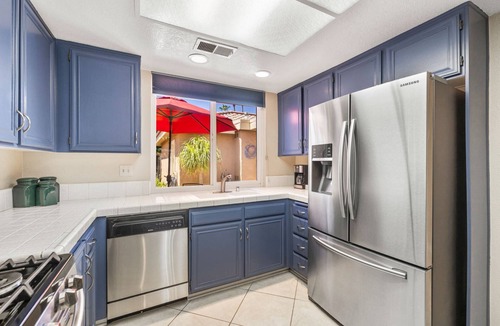 Palm Desert Condo | Monterey Country Club Condo with Golf Course and Mountain Views, Pools, Spa and Private Patios