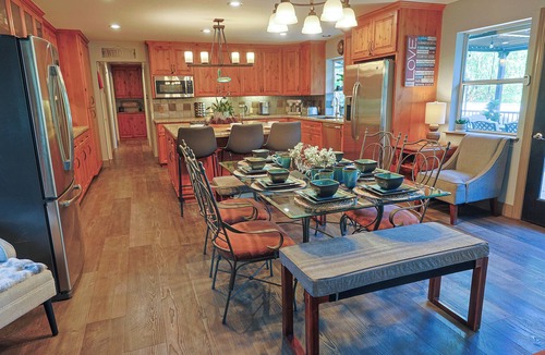 Foresthill Ski Chalet | Mountain Family Resort Pool Hot Tub Games 3 Decks Events Separate Cost