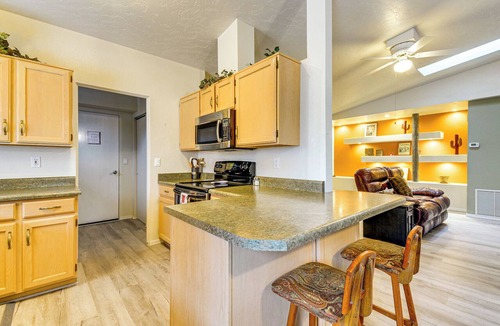 Prescott House | Mountain-View Deck: Pet-Friendly Home in Prescott