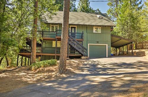 Twain Harte House | Near Trails: Cabin w/2-Level Deck in Twain Harte
