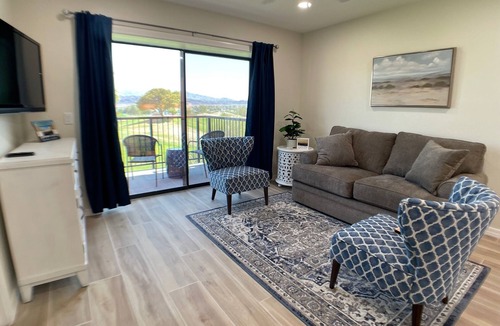 Lake Havasu City Condo | NEW! Modern Condo in Queens Bay with Amazing Views.