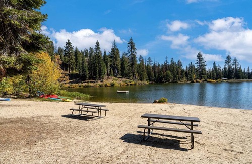 Bear Valley Condo | NEW! Pet-Friendly Condo with Patio - Creekside 83