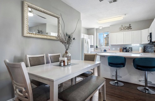 West Jordan Condo | NEW! Stylish, Bright, Open, Mountain Views, King Beds, Fireplace, Two Balconies!