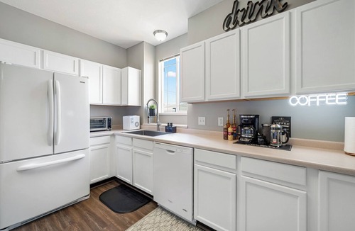 West Jordan Condo | NEW! Stylish, Bright, Open, Mountain Views, King Beds, Fireplace, Two Balconies!