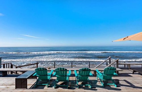 Capistrano Beach House | Oceanfront Home with Expansive Deck, Private Steps to the Sand STR24-0038
