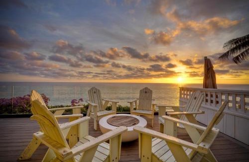 Encinitas Hotel | Oceanfront Neptune Ave Home, Private Beach Access, Panoramic Views & Luxury Coastal Living