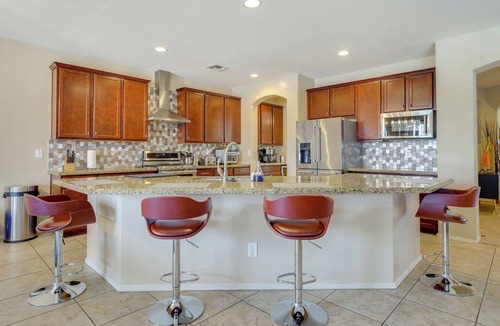 Laveen Village House | Outdoor Kitchen + Patio: Upscale Home Near Phoenix