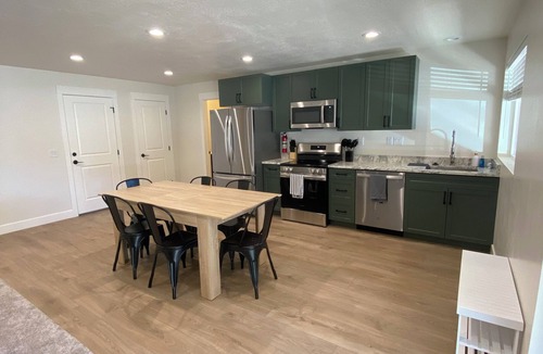 Sevier House | Paiute ATV Trailside Basement with Stunning Big Rock Candy Mountain Views