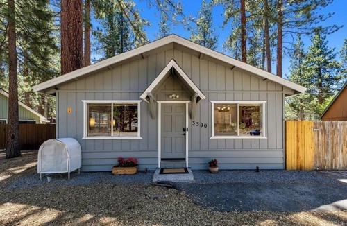 Al Tahoe House | Pet Friendly Home with Fenced Yard - Walk to Beach