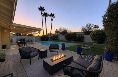 North Mountain House | Phoenix Retreat Family Pool Fire Pit Golf