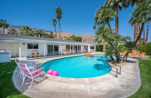Indian Canyon House | Pool, Spa, Covered Outdoor Seating, Mountain Views, Fire Pit, Free WiFi