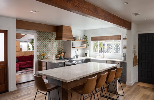 Fire Mountain House | Poolside Vibes Oside, Artist inspired Mid-Century Design