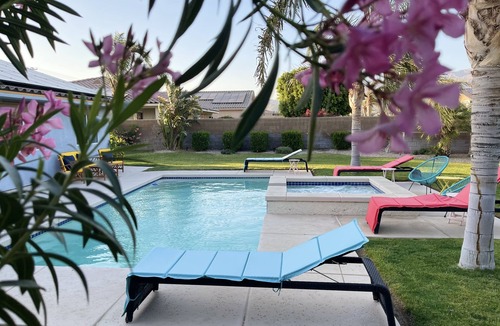 Desert Hot Springs House | Privat Salt Water Pool/Spa/Luxury/Comfort/Games