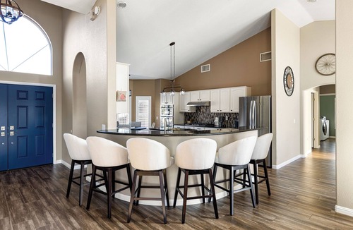 Desert Hills House | Private Desert Retreat w/Heated Pool + Spa Mountain Views