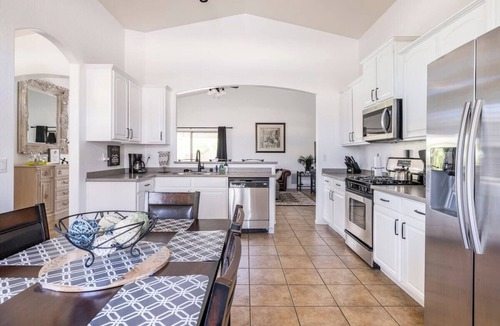 Rancho Gabriela House | Private Pool Oasis Near Surprise Stadium with Patio TV, Fire Table & BBQ