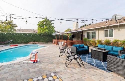 Fullerton House | Private Pool Retreat Near Disney Game Room Firepit