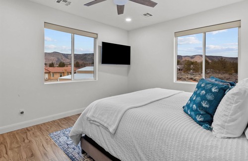 St. George House | Red Rock Views at Snow Canyon | Private Pool, Hot Tub, & Game Room