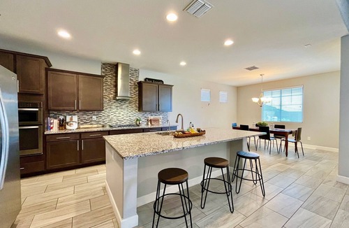 Montecito in Estrella House | Relax poolside and stargaze in heated pool and hot tub!