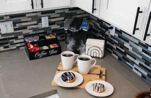Desert Hot Springs House | Relax & Work Retreat W/Coffee Bar, Electric Fireplace, Blackout Curtains, & More