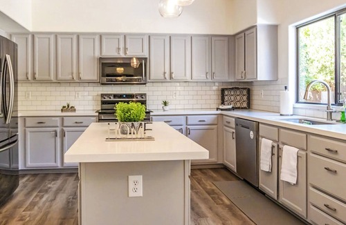 Ocotillo House | Resort Backyard with Pool, Spa & Putting Green