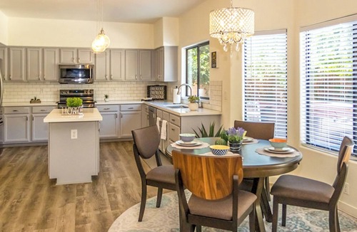 Ocotillo House | Resort Backyard with Pool, Spa & Putting Green