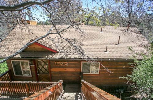 Upper Moonridge House | Rest N Relax Inn - Beautiful chalet-style cabin features dramatic forest and slope views!