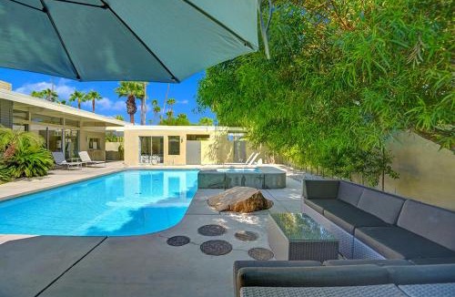 Twin Palms House | Retro Rendezvous Pool and Spa MidCentury Modern Home