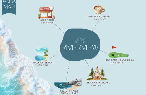 Sea Ranch House | Riverview - Private Hot Tub - Sleeps 12